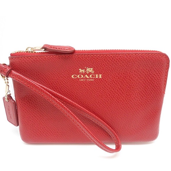 Handbags - Red Coach Wristlet